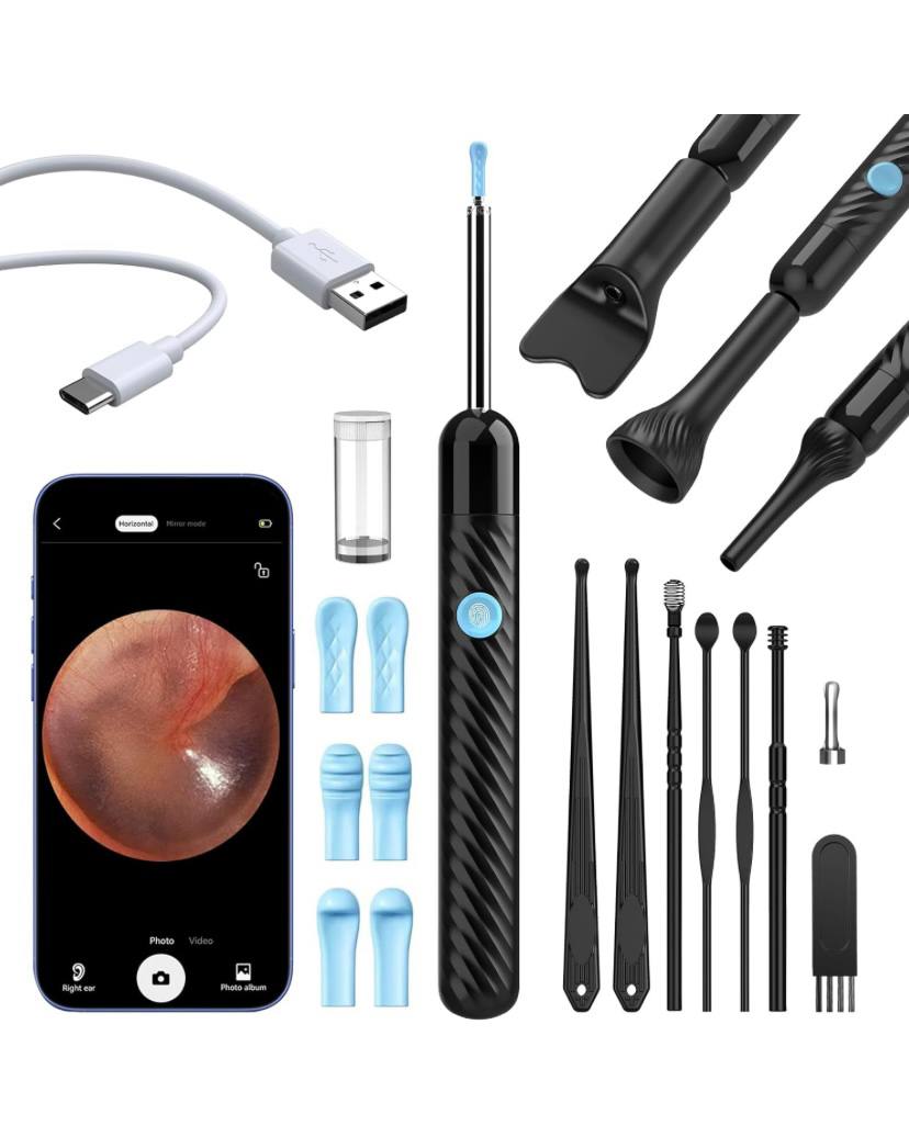 Cure-Oreilles Visuel HD – Nettoyage Précis & Sécurisé
