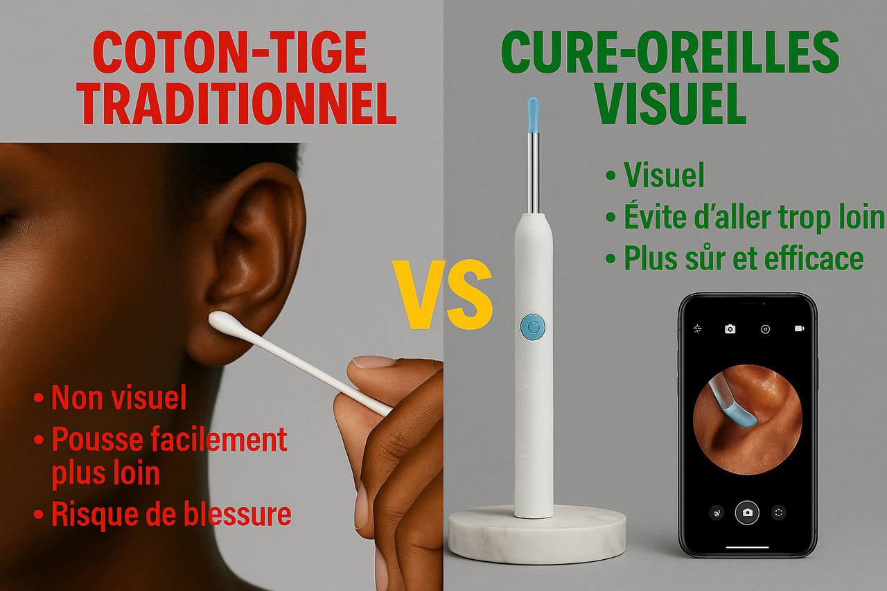 Cure-Oreilles Visuel HD – Nettoyage Précis & Sécurisé